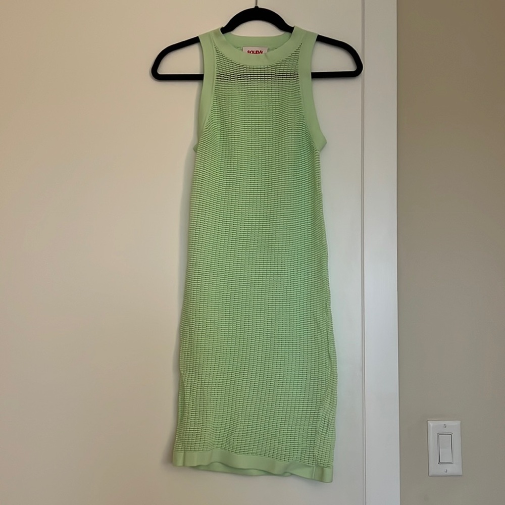 Solid & Striped Cover Up- Mint